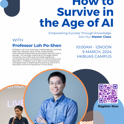 HKBUAS Master Class: AI Sharing by Professor Loh Po-Shen