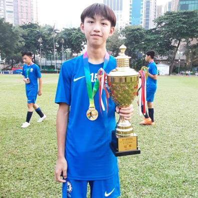 慶祝中華人民共和國成立73周年暨青少年足球邀請賽 - U14，A組 - 冠軍 - 8D CHAN Yuk Pui