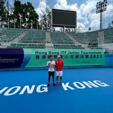 香港國際青少年網球場賽2022（青少年五級賽香港站，第一週） - 男子雙打 - 冠軍 - 12A 陳珏汛