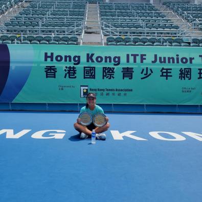Hong Kong ITF Junior Tournament 2022 (J4 Hong Kong, Week 1) - Girls' Singles - Champion - 12D CHE Sin Yu