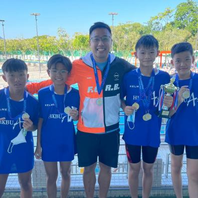2022-2023年度校際游泳比賽（香港學界體育聯會沙田及西貢區中學分會）- 男子丙組4x50米四式接力 - 亞軍