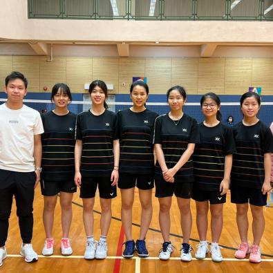 Girls A Grade Badminton Team