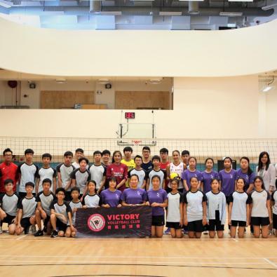 Volleyball Team Activity with Victory Volleyball Club
