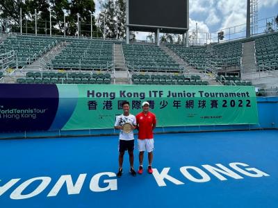 Hong Kong ITF Junior Tournament 2022 (J5 Hong Kong, Week 1) - Boys' Doubles - Champion - 12A CHAN Kwok Shun Dasson