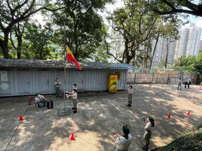 新界東步操、團呼、快樂傘及升旗比賽朱俊豪盃2022 - Flag Raising Contest - 2nd Runner-Up