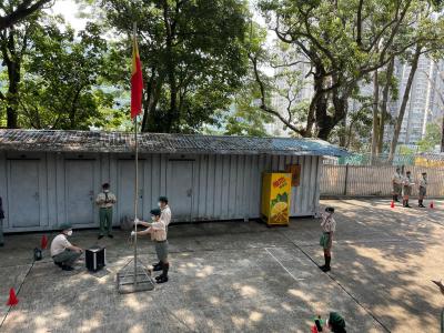 新界東步操、團呼、快樂傘及升旗比賽朱俊豪盃2022 - Flag Raising Contest - Merit