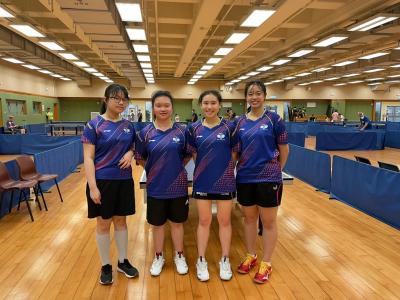 Inter-School Table-Tennis Competition, 2022-2023 (HKSSF Shatin & Sai Kung Secondary Schools Area Committee) - Girls A Grade - Champion - Girls A Grade Table-Tennis Team