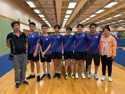 Inter-School Table-Tennis Competition, 2022-2023 (HKSSF Shatin & Sai Kung Secondary Schools Area Committee) - Boys A Grade - 1st Runner-Up - 1st Runner-Up
