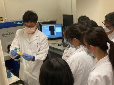Learning about the use of micro-CT in HKBU laboratory