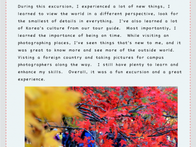 2019 Korea Photography Excursion 