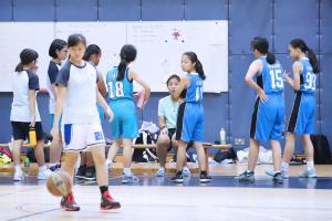Girls Basketballs friendly match with ICS