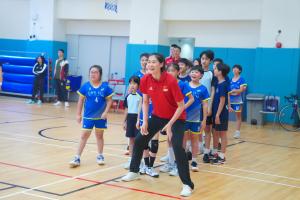 中國女排代表 - 學校探訪