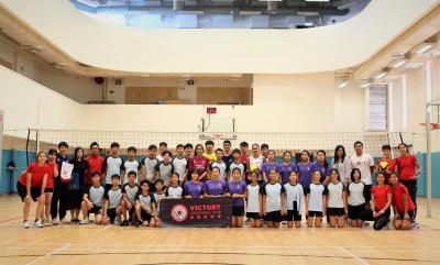 Volleyball Team Activity with Victory Volleyball Club