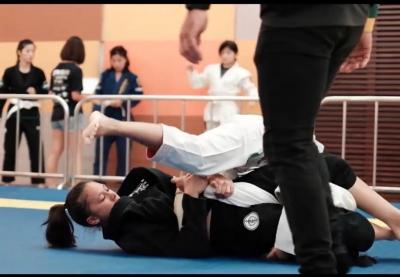 G8 student Brindy Mason won the gold medal in the ASJJF Dumau Manila International No-Gi Championship