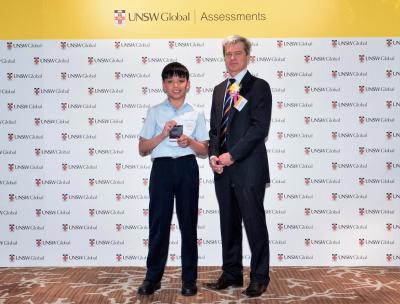 Students awarded the medals in ICAS