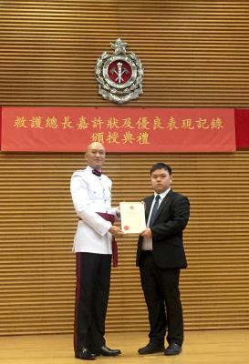 Alumnus of A-School awarded the Chief Ambulance Officer's Commendation