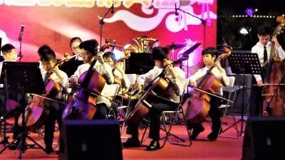 Joint-division Orchestra Performed in the Closing Ceremony for Sha Tin Festive Lighting