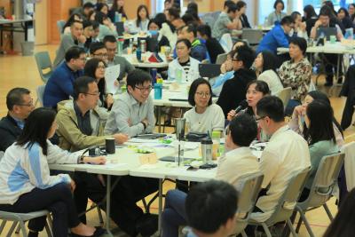 Teachers in groups explored the pedagogy to prepare our students with the 21st century skills