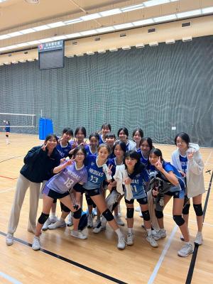 A-School Volleyball Team Ends the Season on a High Note! 