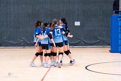 A-School Volleyball Team Ends the Season on a High Note! 