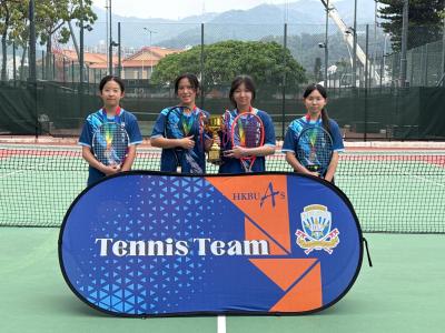🎾 Girls Tennis Team Shines at Inter-School Competition! 🎾