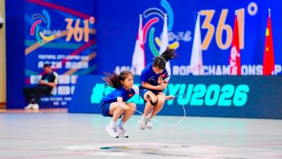 🏆 HKBUAS Ashley Au Shines Brightest at Asian Jump Rope Overall Champion 2026! 🎉