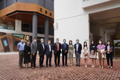 School Visit by HKBU President & Vice-Chancellor