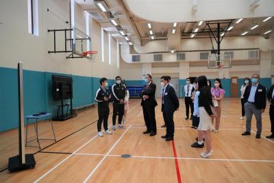 School Visit by HKBU President & Vice-Chancellor