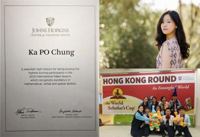 20220323 A-School Students Recognized for Academic Excellence by Johns Hopkins Center for Talented Youth