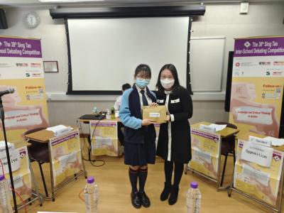 Victory in 38th Sing Tao Inter-school Debating Competition Quarter-finals