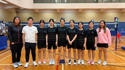 Inter-School Badminton Competition Girls A Grade Champion