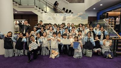 Secondary School Choir and Chamber Boys' Choir Sharing the Stage with World-Renowned Vienna Boys Choir