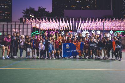 A Historic Victory of Girls' Soccer Team