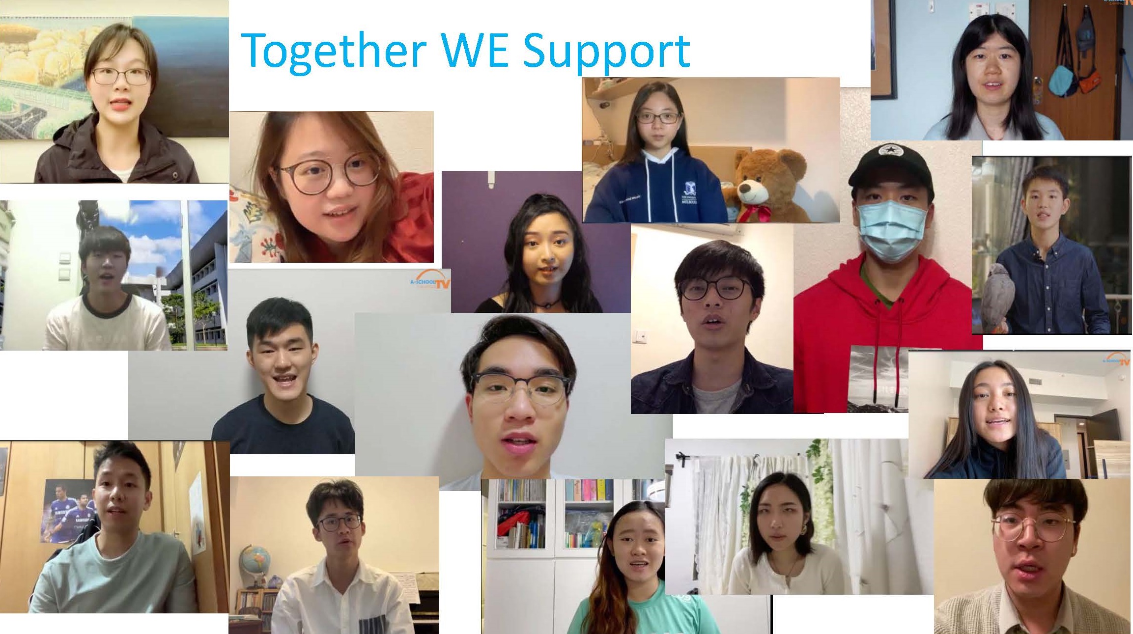 Cheer-up video from alumni