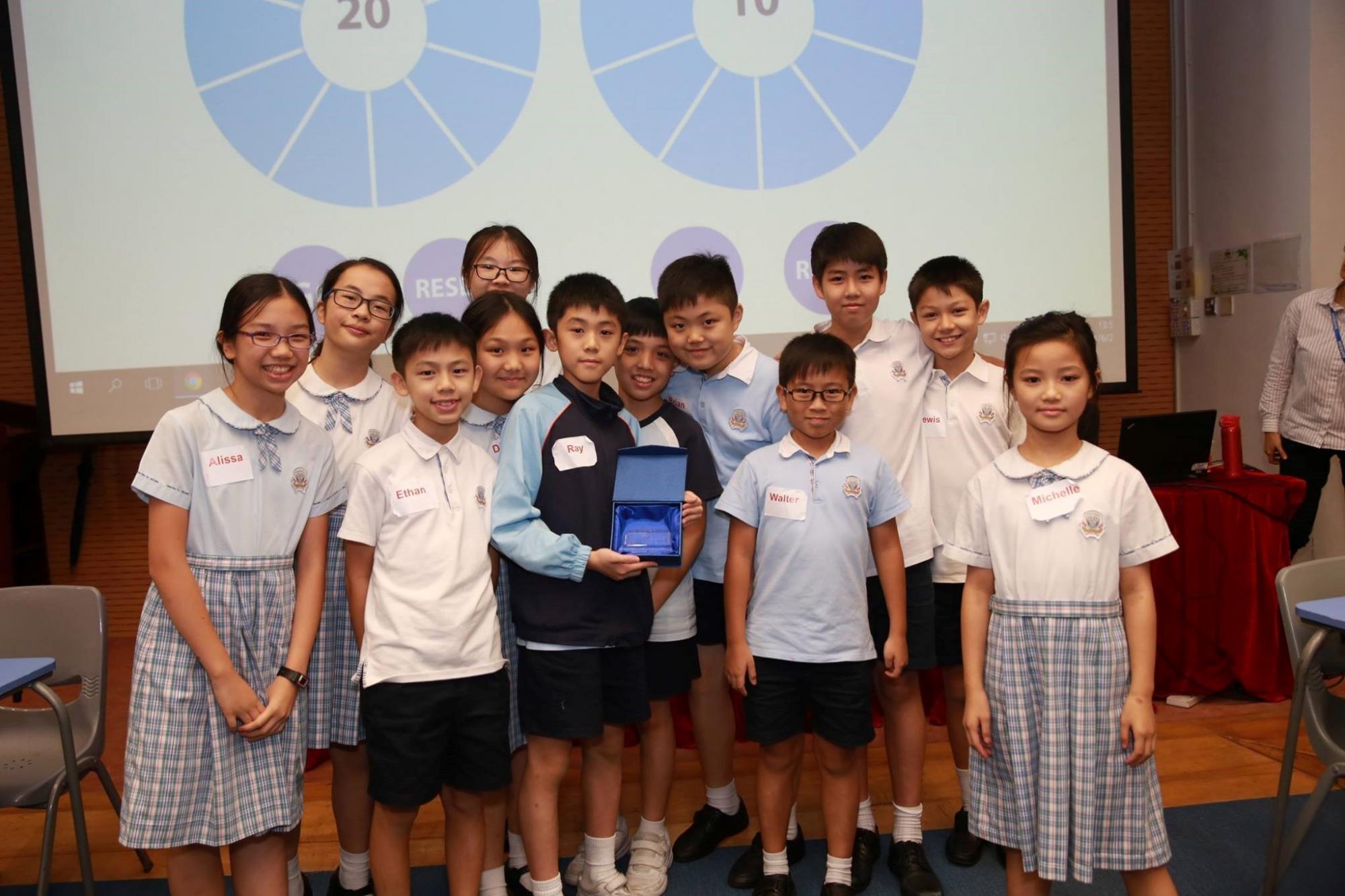 Hong Kong Battle of the Books (Modified Primary) winners 2016-17