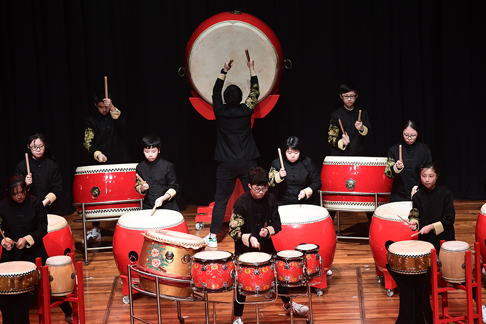 Chinese Drum performance in Varity Show