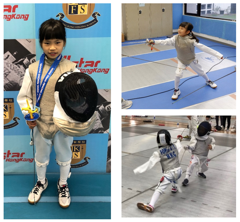 Allstar Asian Fencing Championships cum Tomorrow’s Star Fencing Competition – Girls Foil U8 – Champion